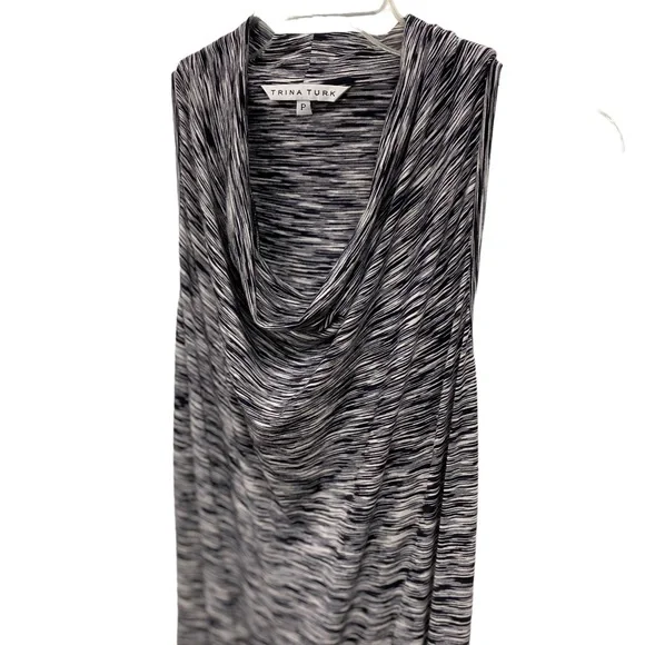 Trina Turk Raissa Cowl Neck Drop Waist Maxi Dress P - Picture 4 of 8